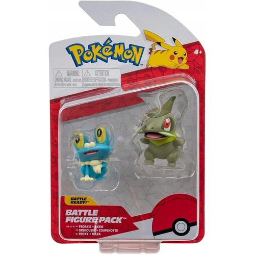 Pokémon Battle 3" Figure Pack - Froakie & Axew