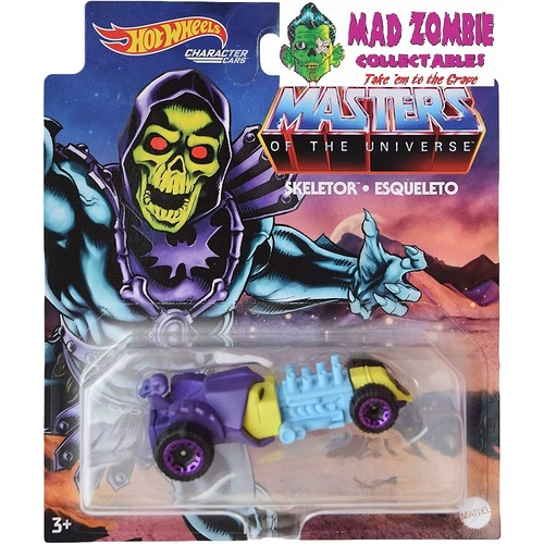 Hot Wheels 1/64 Masters of The Universe Motu Character Car - Skeletor