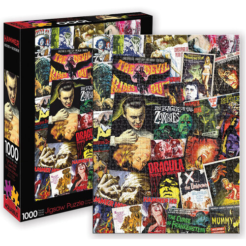 Classic Hammer House of Horror - 1000 Piece Jigsaw Puzzle