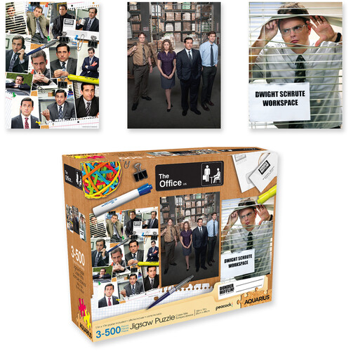 The Office - 500 Piece Jigsaw Puzzle - 3 Puzzles