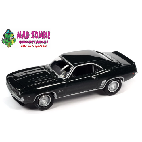 Johnny Lightning 1/64 Muscle Cars 2022 Release 3B - 1969 Chevrolet COPO RS Camaro (MCACN) ( Fathom Green Poly)