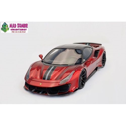 DCM 64 - Ferrari Novitec 488 Pista Candy Red with Carbon Roof
