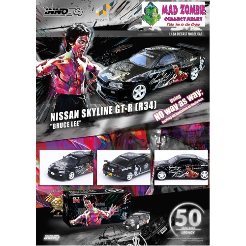 Inno 64 - Nissan Skyline GT-R (R34) Bruce Lee "using No way as way; having no limitation as limitation"