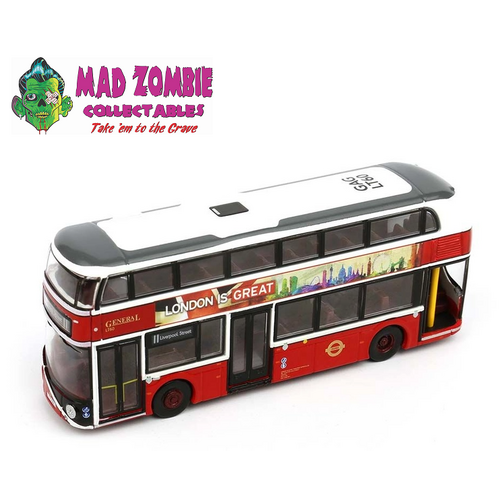 Tiny City HO Scale - London General Livery LT60 UK1 Die-cast Model Bus
