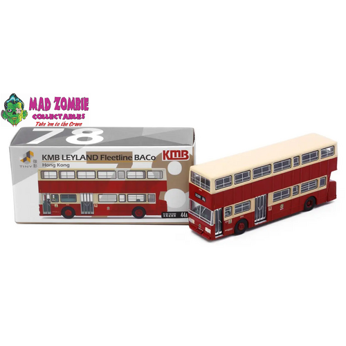 Tiny City HO Scale - KMB Leyland Fleetline BACo DIecast Bus