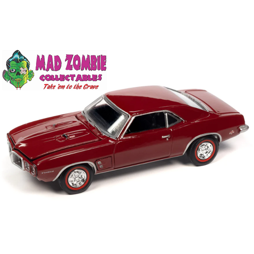 Auto World 1:64 Premium 2023 Release 2B - 1969 Pontiac Firebird (Matador Red)