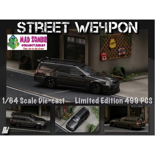Street Weapon 1/64 Scale - Nissan Stagea R34 Front Full Carbon - Limited to 499 Pieces World Wide