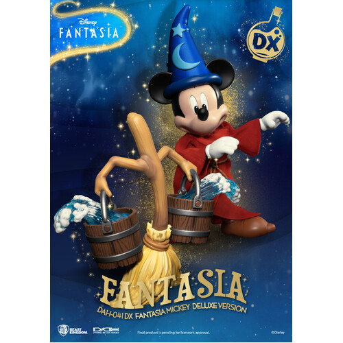 Beast Kingdom Dynamic Action Heroes Mickey Mouse Fantasia Figure - Deluxe Version