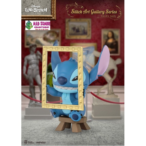 Beast Kingdom Mini Egg Attack Stitch Art Gallery Series Figurine - Stitch Smile