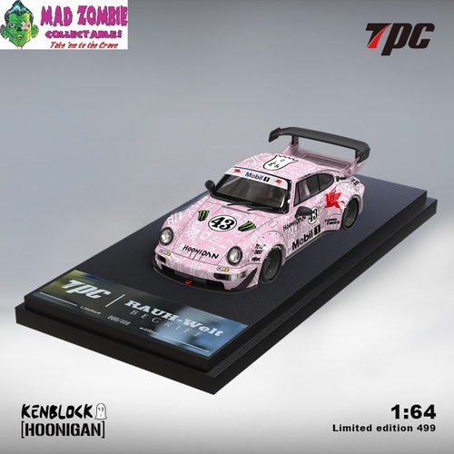 TPC 1/64 Scale - RWB964 Hoonigan Pink #43 (Limited to 499 Pieces World Wide)