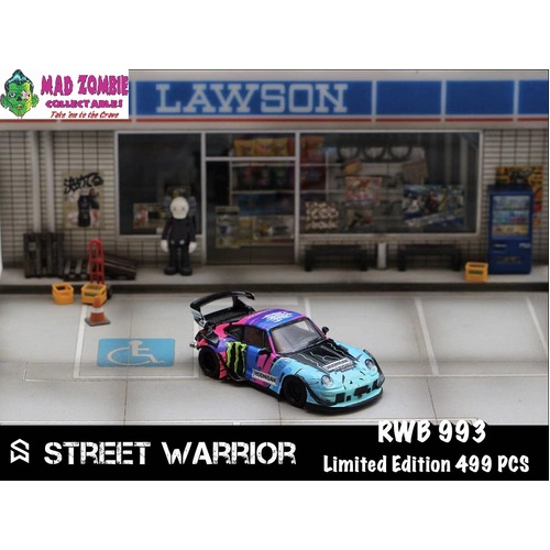 Street Weapon 1/64 Scale - RWB 993 Hoonigan Livery - Limited to 499 Pieces World Wide