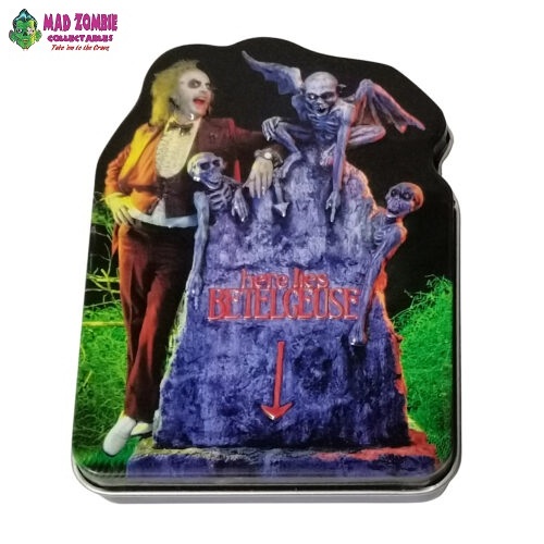 Beetlejuice Afterlife Sours Embossed Tin
