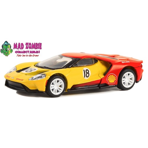 Greenlight 1/64 Shell Oil Special Edition Series 1 - 2019 Ford GT #18 Shell Oil
