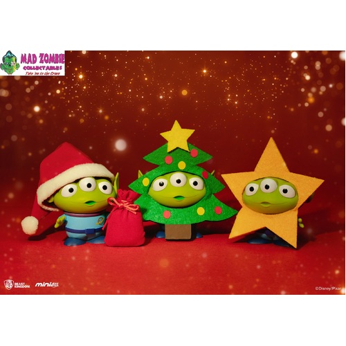 Beast Kingdom Mini Egg Attack Alien Remix Party XMAS Alien 3 Pack