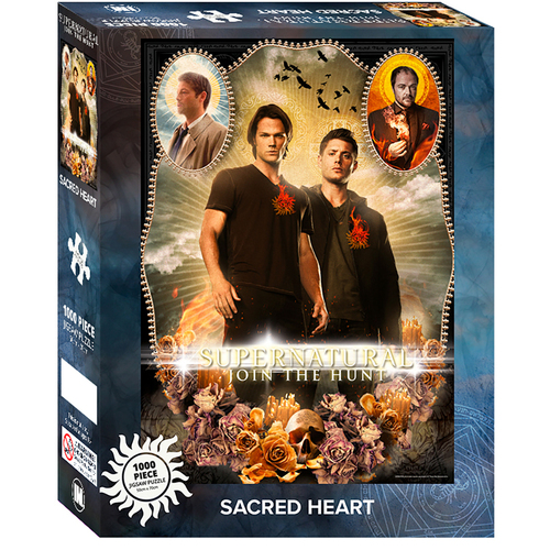 Supernatural 1000 Piece Jigsaw Puzzle - Sacred Heart Sam and Dean Winchester