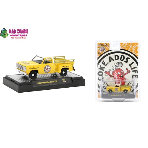 M2 Machines Coca Cola 1:64 Scale Release A34 - ​​1978 Dodge Adventurer 150