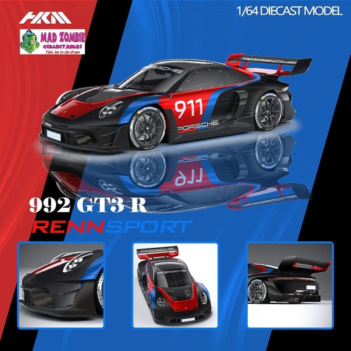 HKM - Porsche 911-992 GT3 R Reensport Black