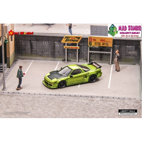 Star Model 1/64 Scale - LB-Works NSX Carbon Hood Transparent Green