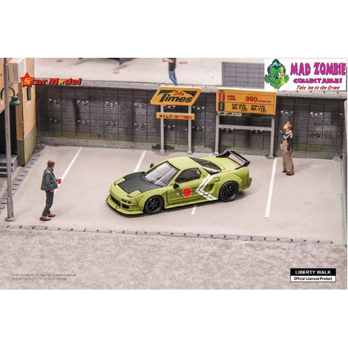 Star Model 1/64 Scale - LB-Works NSX Carbon Hood Zero Green