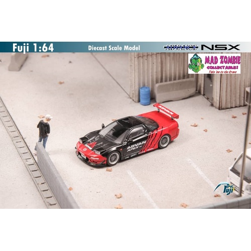 Fuji 1/64 Scale - NSX NA1(BBS Rims), Advance Modified Advan Livery