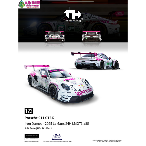 Trend Hobby - Porsche 911 GT3 R LeMans 24H 2025 #85 - (PRE-ORDER)