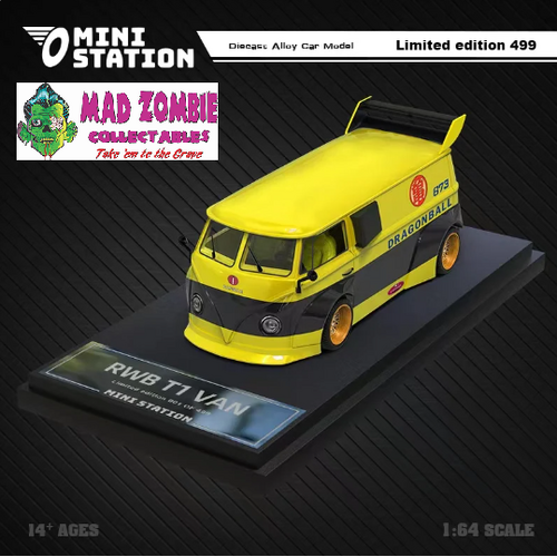 Mini Station  x Time Micro TM 1/64 Diecast Model - VW T1