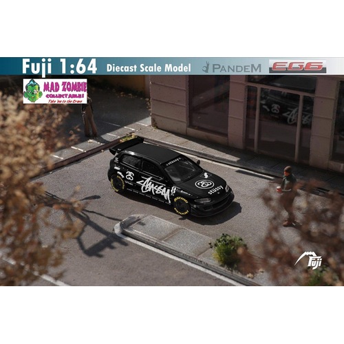 Fuji 1/64 Scale - Honda Civic EG6 Pandem Rocket Bunny Stussy