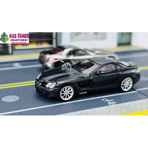 Stance Hunter 1/64 Scale - Mercedes SLR McLaren Carbon Black