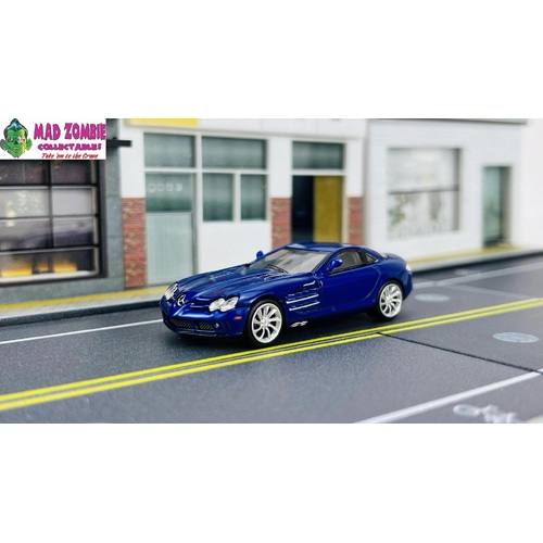 Stance Hunter 1/64 Scale - Mercedes SLR McLaren Diamond Blue