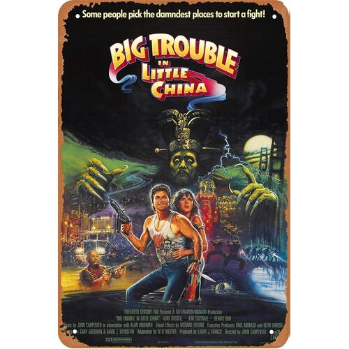 Big Trouble in Little China Tin Sign