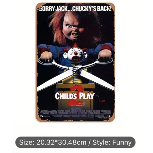 Child's Play 2 Tin Sign