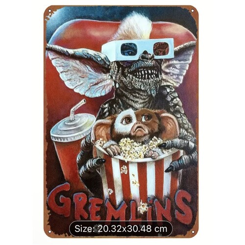 Gremlins Tin Sign