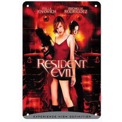 Resident Evil Tin Sign