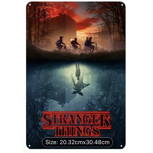 Stranger Things Tin Sign