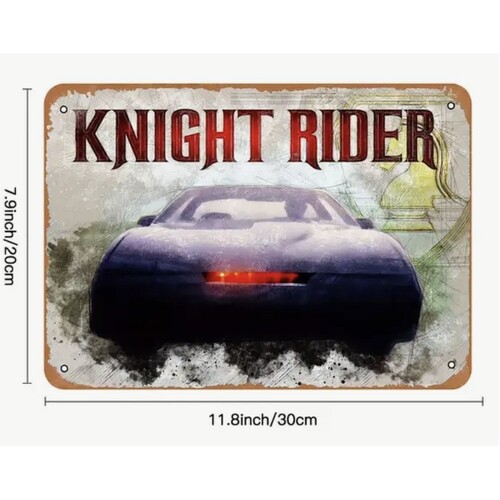 Knight Rider Tin Sign