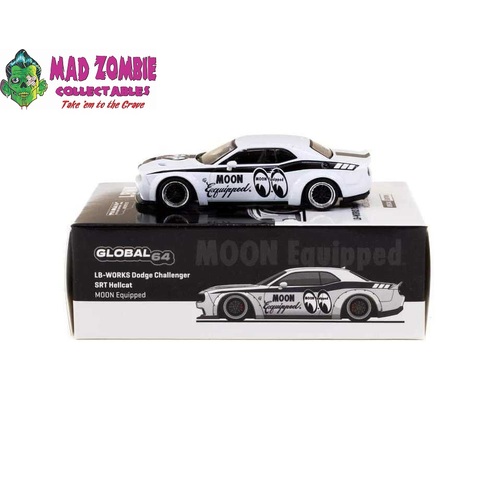 Tarmac Works Global64 -  LB-Works Dodge Challenger SRT Hellcat Moon Equiped