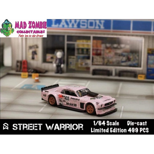 Street Weapon 1/64 Scale - 1965 Mustang Hoonicorn RTR Los Angles Pink Monster Livery - Limited to 499 World Wide