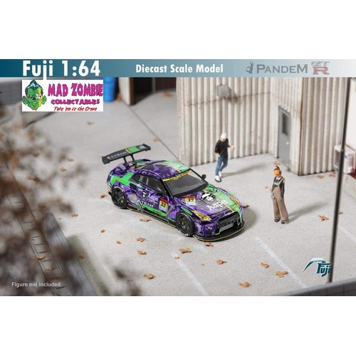 Fuji 1/64 Scale - Pandem Rocket Bunny Nissan Skyline GTR R35 EVA Livery 