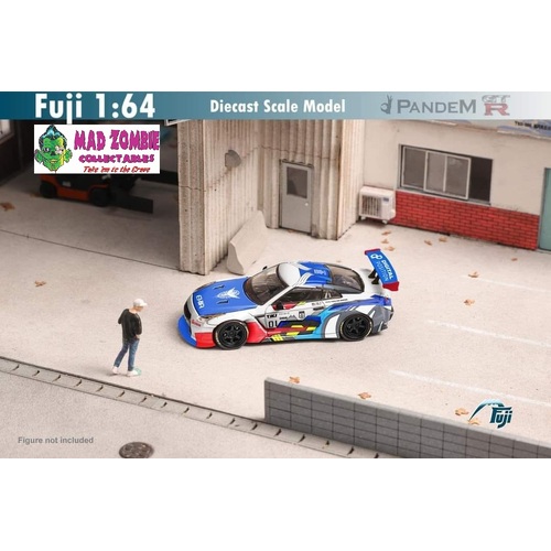 Fuji 1/64 Scale - Pandem Rocket Bunny Nissan Skyline GTR R35 Exia Robot Livery