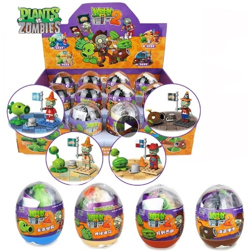 Plant Vs Zombie Twisting Eggs Figure - Blind Box