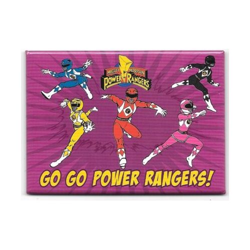 Mighty Morphin Power Rangers Refrigerator Magnet - Go Go Power Rangers