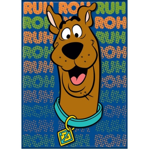 Scooby Doo Refrigerator Magnet - Scooby Saying Ruh Roh