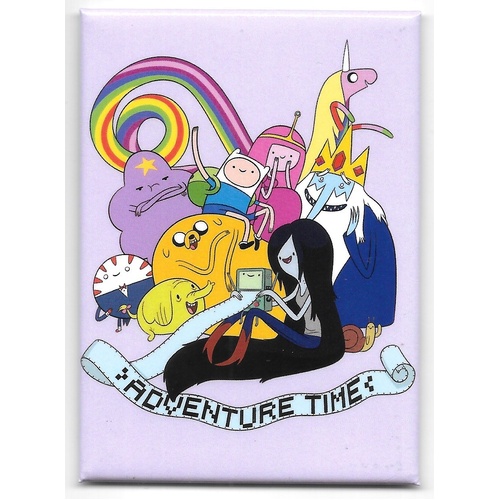 Adventure Time Animated TV Series  Refrigerator Magnet - Group Image