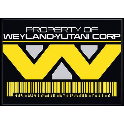 Aliens Original Movie Refrigerator Magnet - Weyland Yutani Corp
