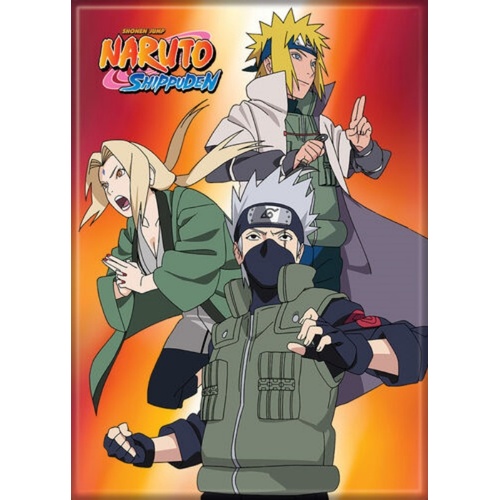 Naruto Anime Refrigerator Magnet - Naruto Kakashi and Sakura