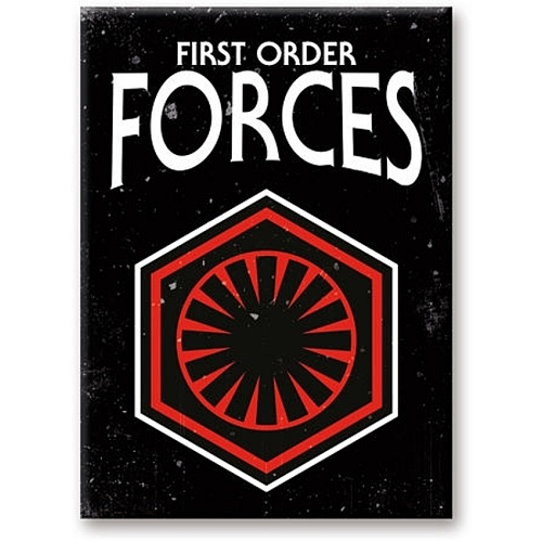 Star Wars Refrigerator Magnet - First Order Forces Symbol
