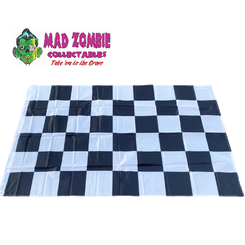 Flag: Racing Checkered Flag (90mm x 150mm)