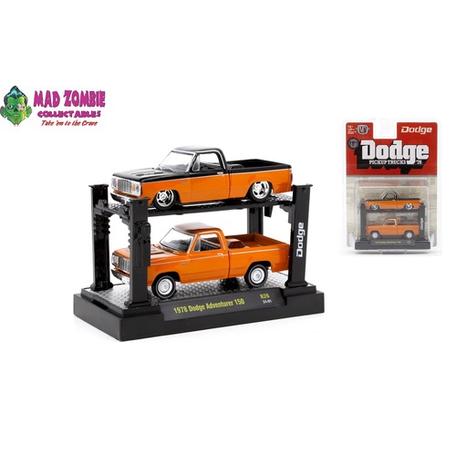 M2 Machines 1/64 Scale - Auto-Lift 2 Pack Release 26 - 1978 Dodge Adventurer 150