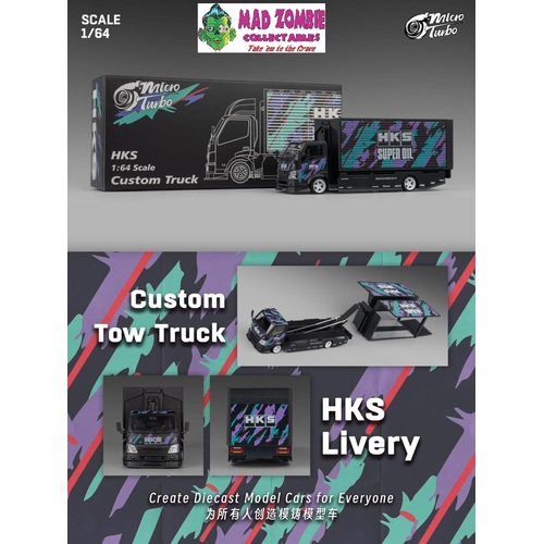 Micro Turbo 1/64 - Custom Gull Wing Truck HKS Livery