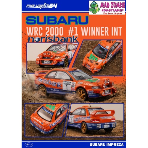 Fine Work 1/64 Scale - Impreza WRC Orange #1
